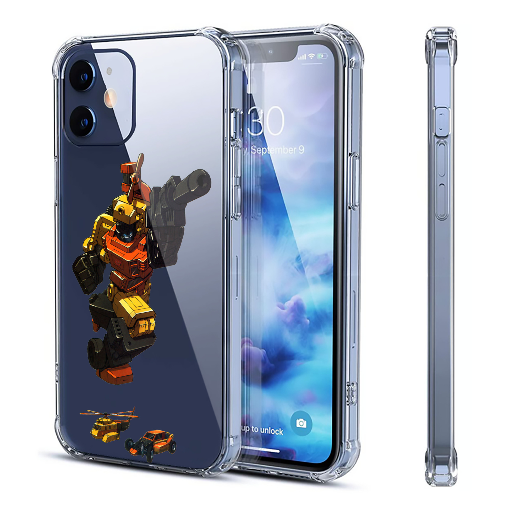 （画像用）  【iPhone 12シリーズ対応】透明スマホケース（クリアソフトケース）